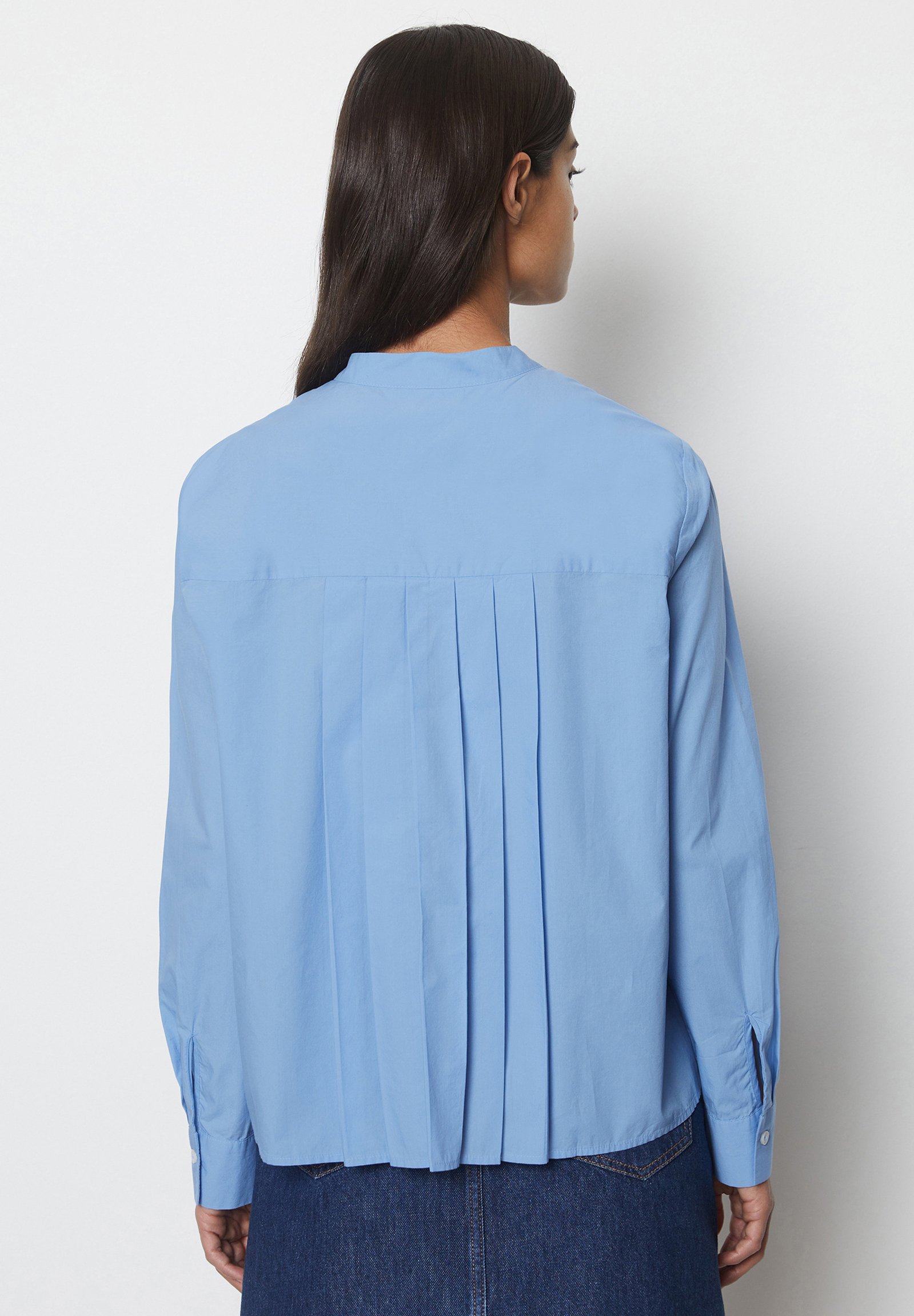 Bluse mit falten im rücken Clearance